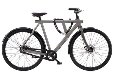 VanMoof S-series city bicycles: 8 speed diamond frame with integrated lock